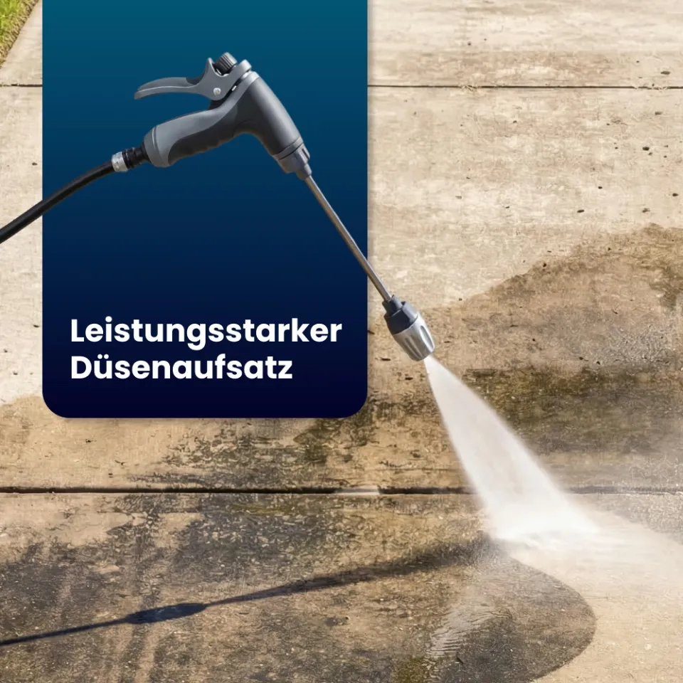 Jetterix – Hochdruckdüse, die den Gartenschlauch in einen Hochdruckreiniger verwandelt